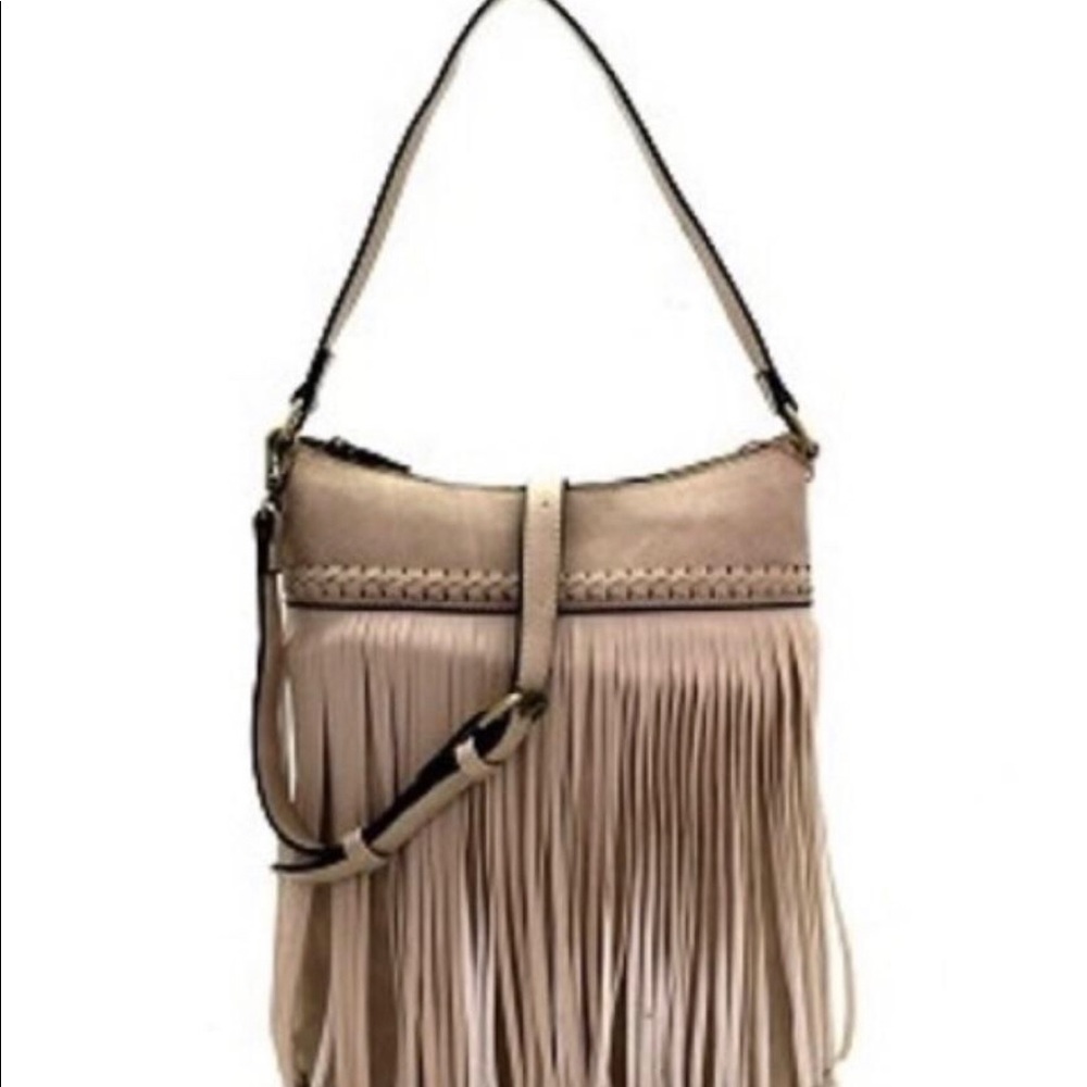 Laredo Cross Body Fringe Purse with detach. strap